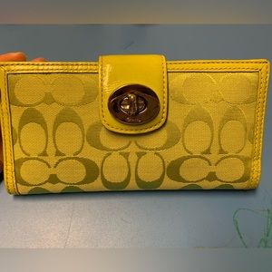 Coach long wallet